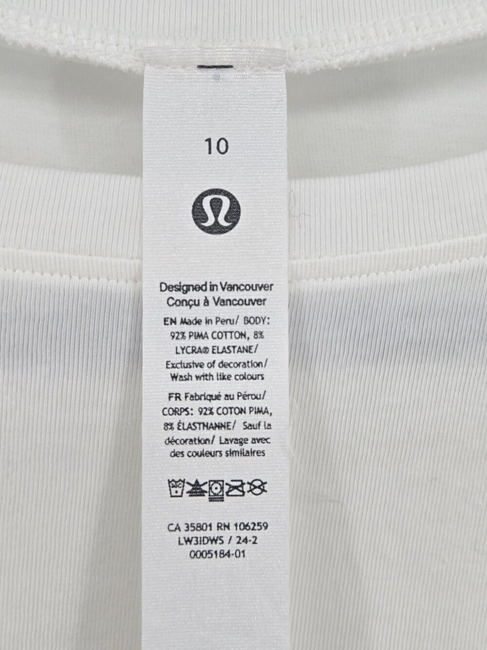 Lululemon Relaxed-Fit Boatneck T-Shirt - 10 White - Picture 5 of 6
